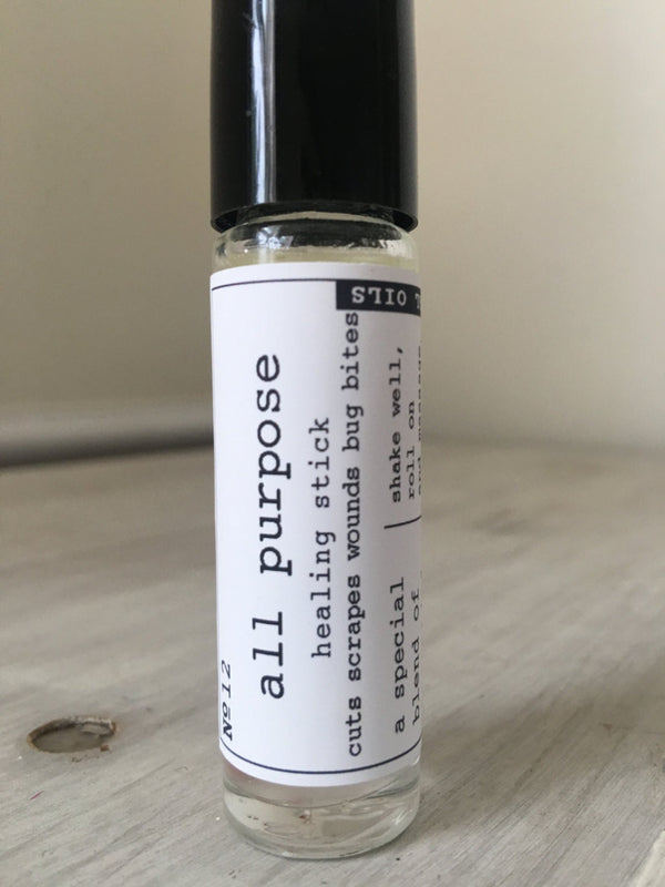 All Purpose Essential Oil Rollerball Blend For Cuts, Scrapes, Bruises, Bug Bites