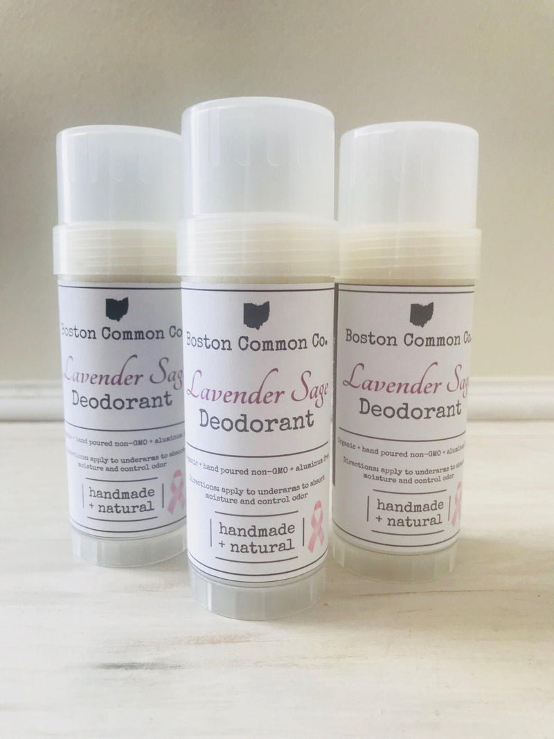 Lavender Spanish Sage All Natural Aluminum Free Organic Hand Poured Deodorant