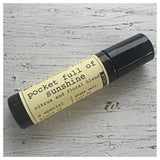 Pocket Full of Sunshine Citrus and Floral Blend to Promote Peace Calming and Relaxation