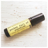Pocket Full of Sunshine Citrus and Floral Blend to Promote Peace Calming and Relaxation