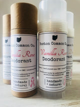 Vanilla Rose All Natural Aluminum Free Organic Hand Poured Deodorant