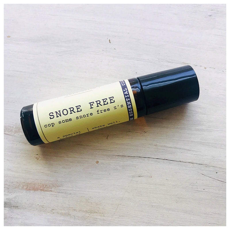 Snore Support Essential Oil Blend Supporting a Good Nights Sleep Without Snoring