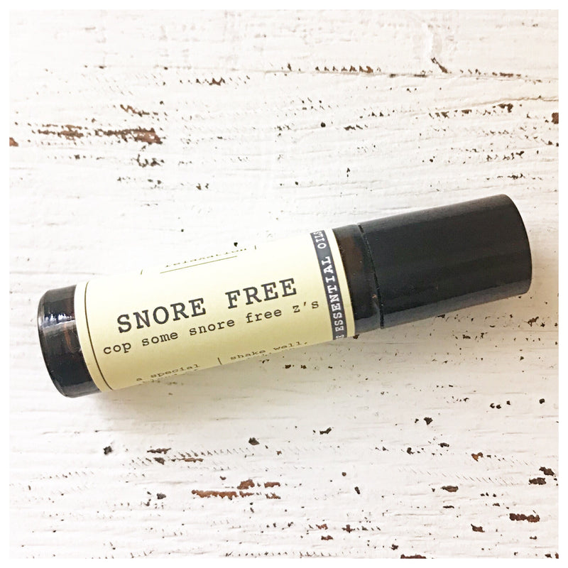 Snore Support Essential Oil Blend Supporting a Good Nights Sleep Without Snoring