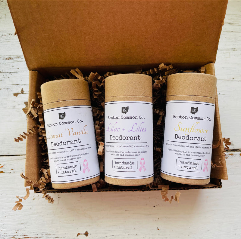 Natural Kraft Tube Deodorant Collection